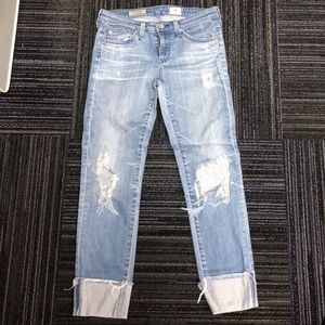 AG Distressed Jeans